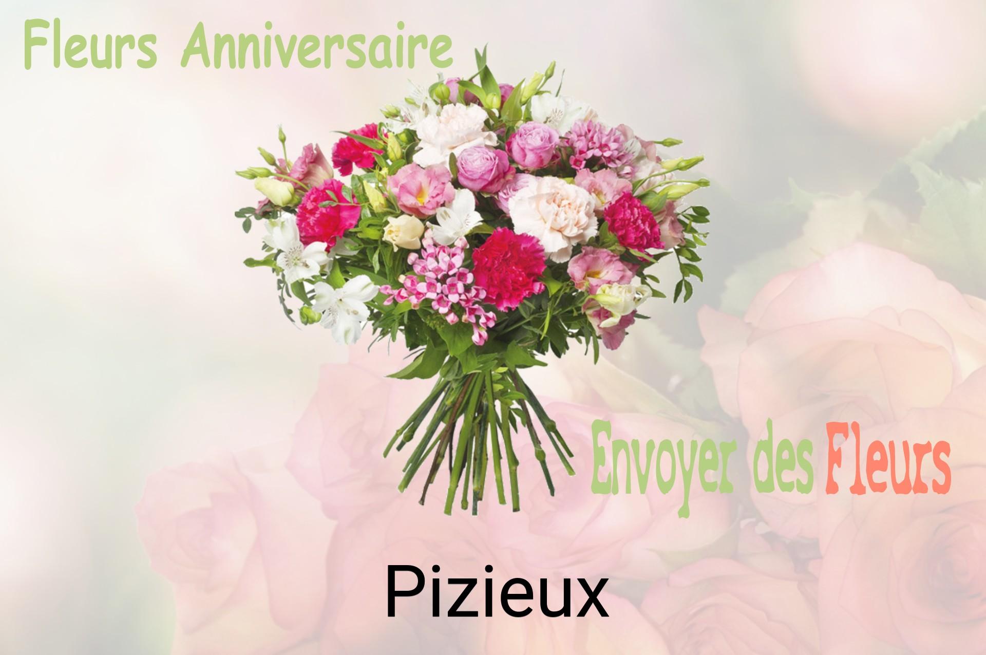 Bouquet de fleurs d’anniversaire livré à Pizieux