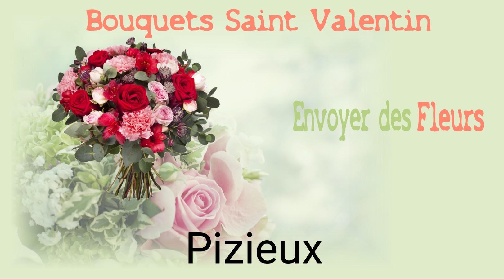 Roses de Saint-Valentin livrées à Pizieux